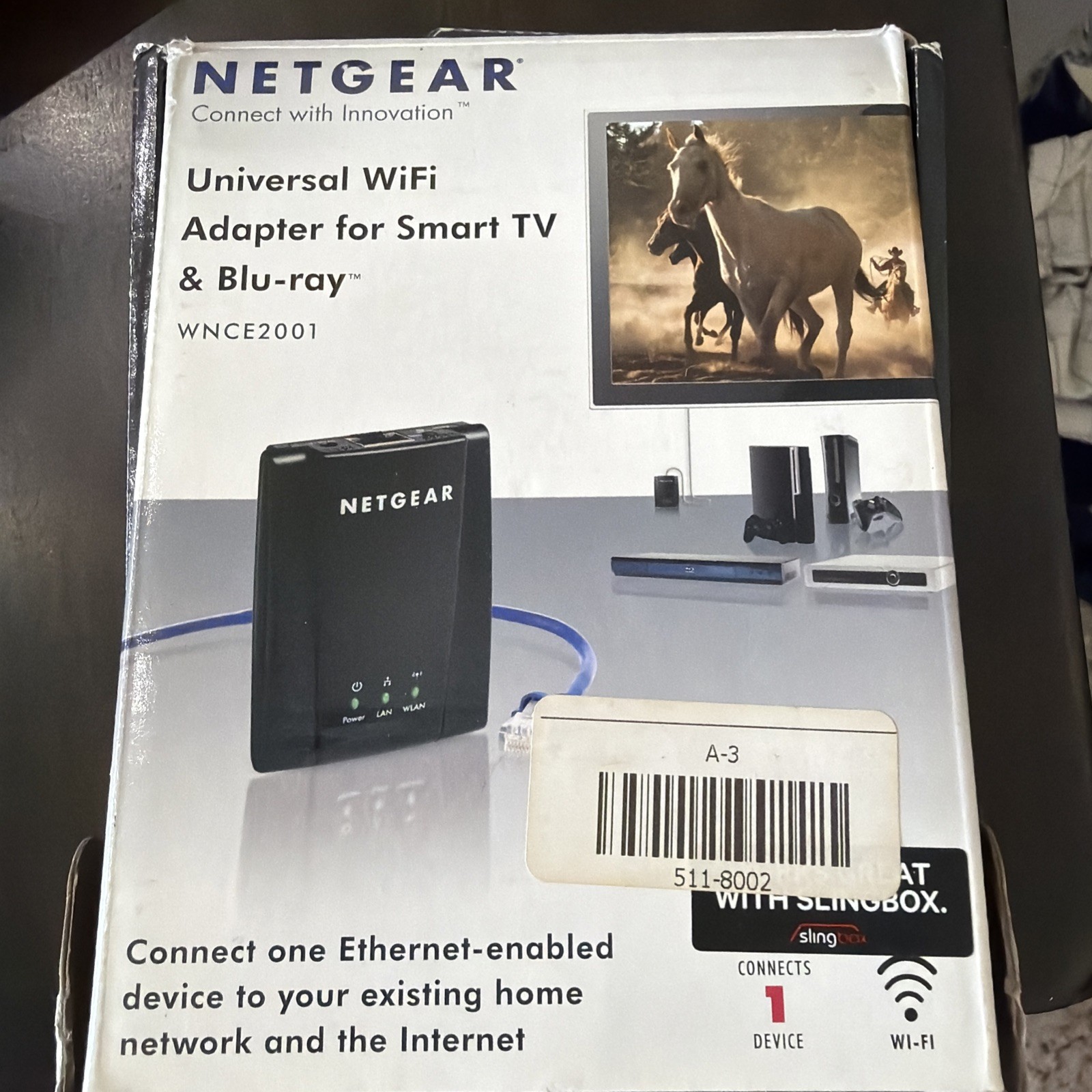 WNCE2001 - NETGEAR Universal WiFi Internet Adapter Complete Works