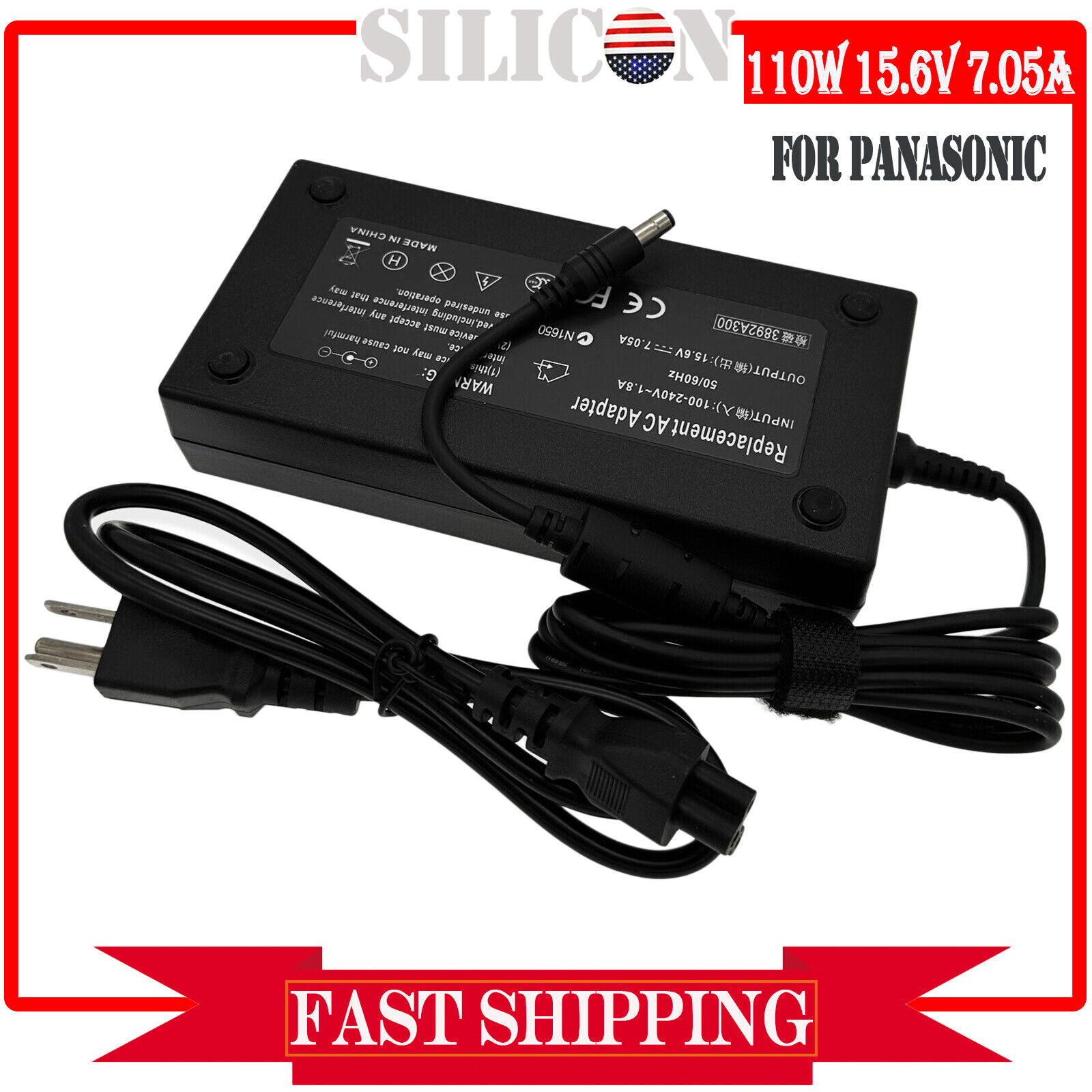 110W AC Adapter Charger for Panasonic Toughbook CF-54 CF-74 CF-D1 CF-T4 CF-T5