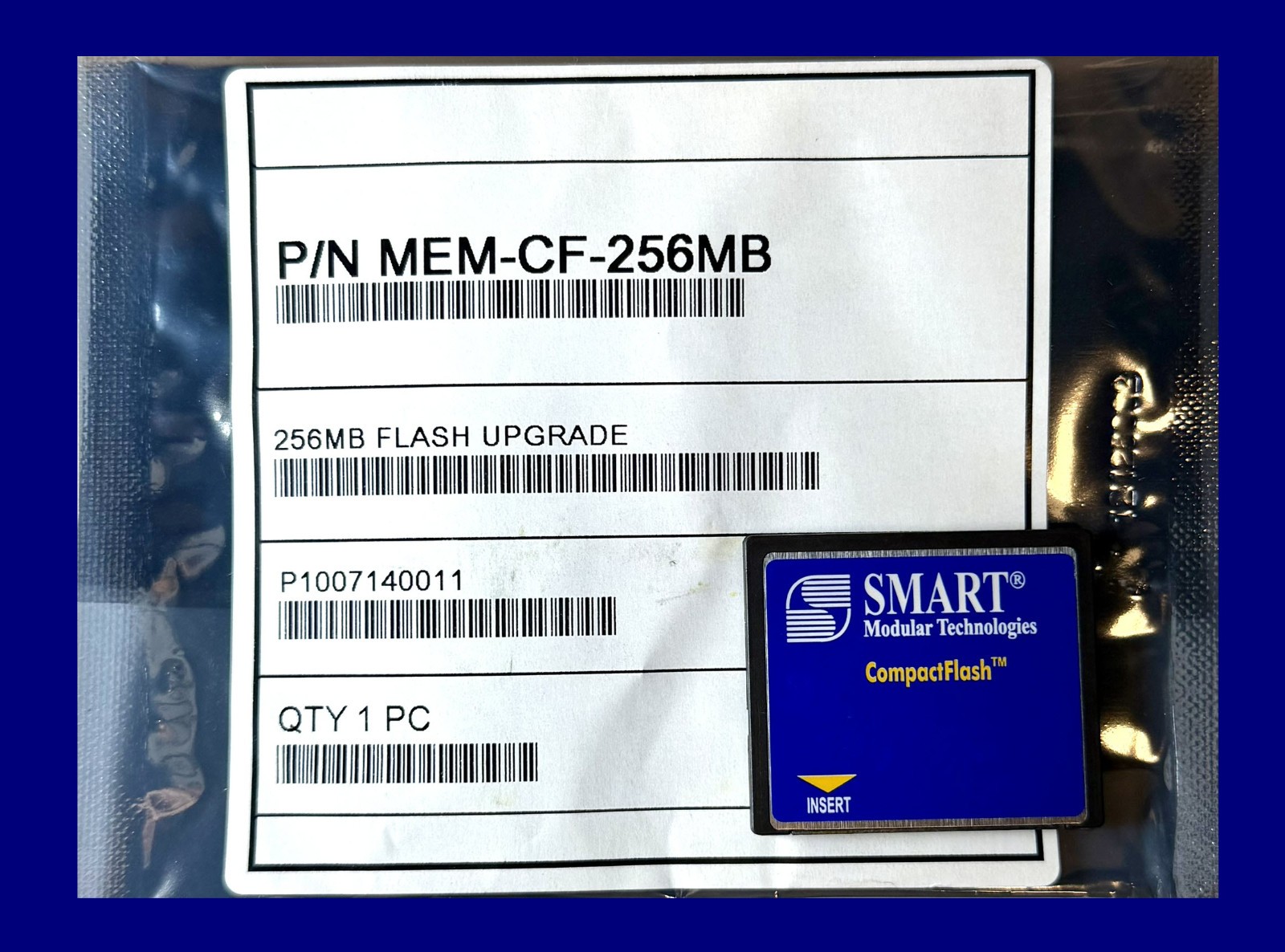 14 - QTY MEM-CF-256MB Compact Flash CF Memory Upgrade for Cisco 1900 2900 3900
