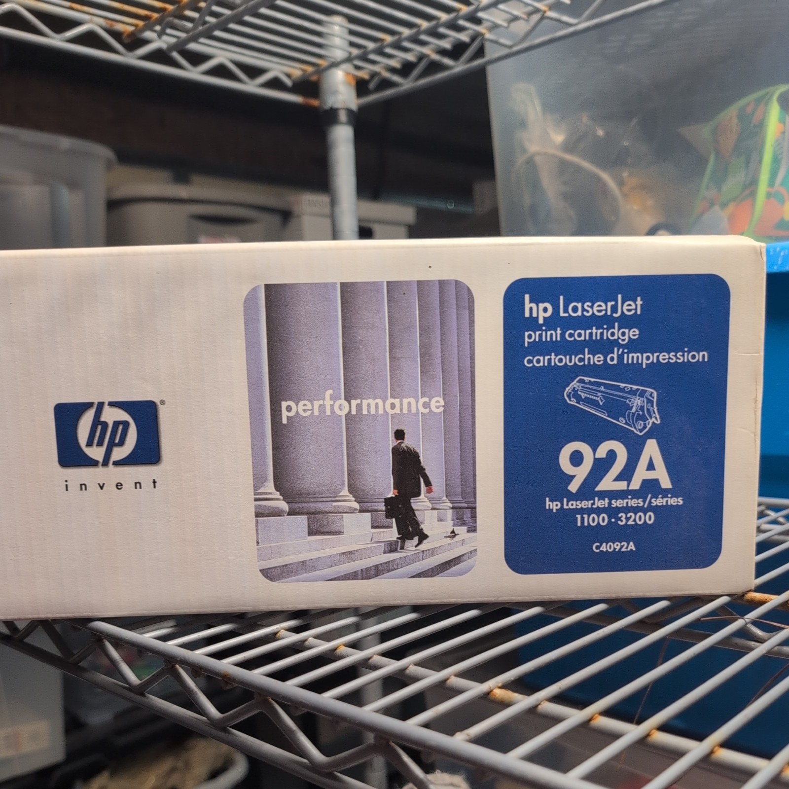 HP 92A C4092A Black Toner Cartridge Genuine New Sealed Box ho laserjet
