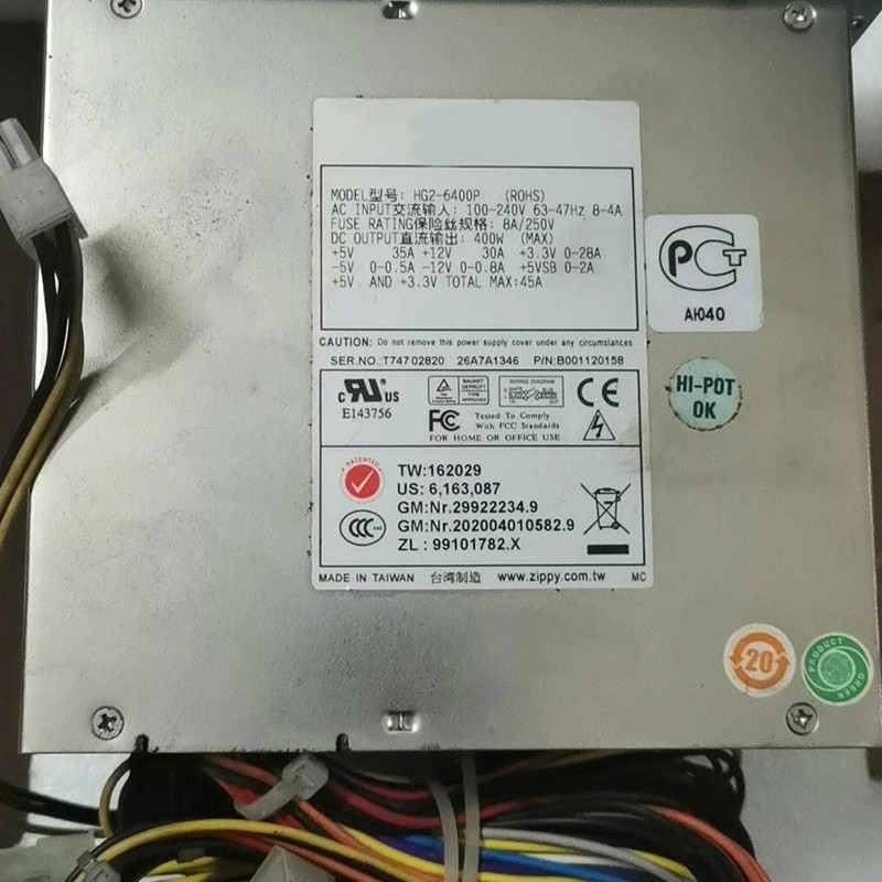 100% tested For HG2-6400P HG26400P 400W Workstation Power Supply