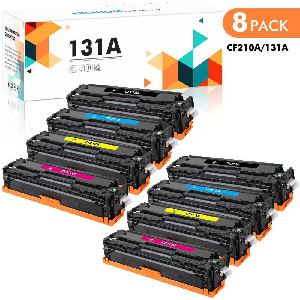 8x CF210A 131A Toner Compatible with HP Laserjet Pro 200 Color MFP M276nw M276n