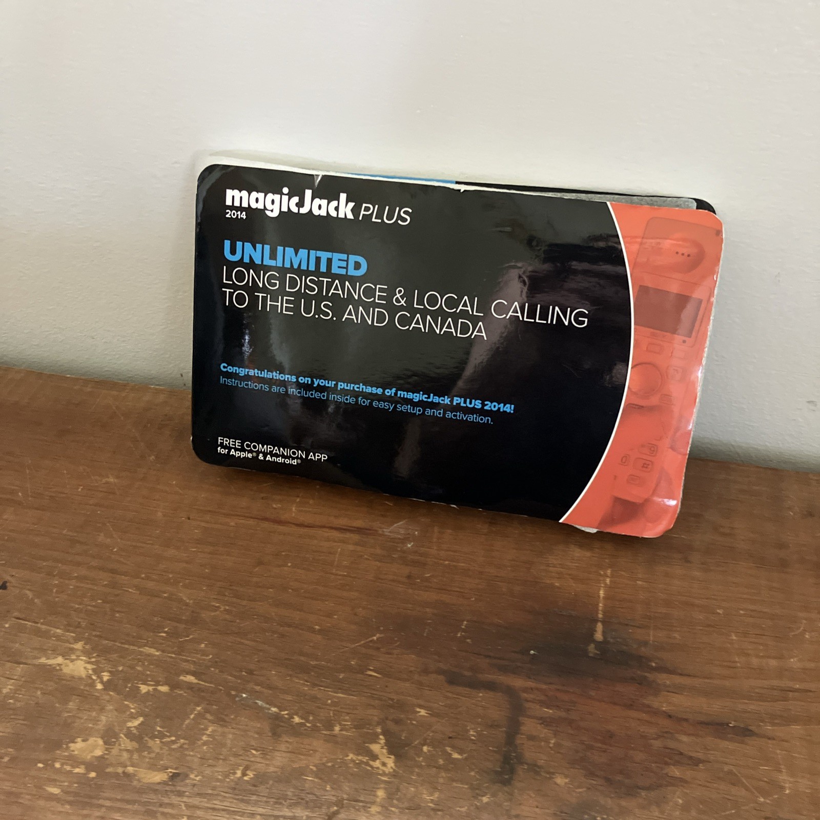 magicJack Plus 2014 VoIP Phone Adapter USB Kit Power Adapter Ethernet S1013