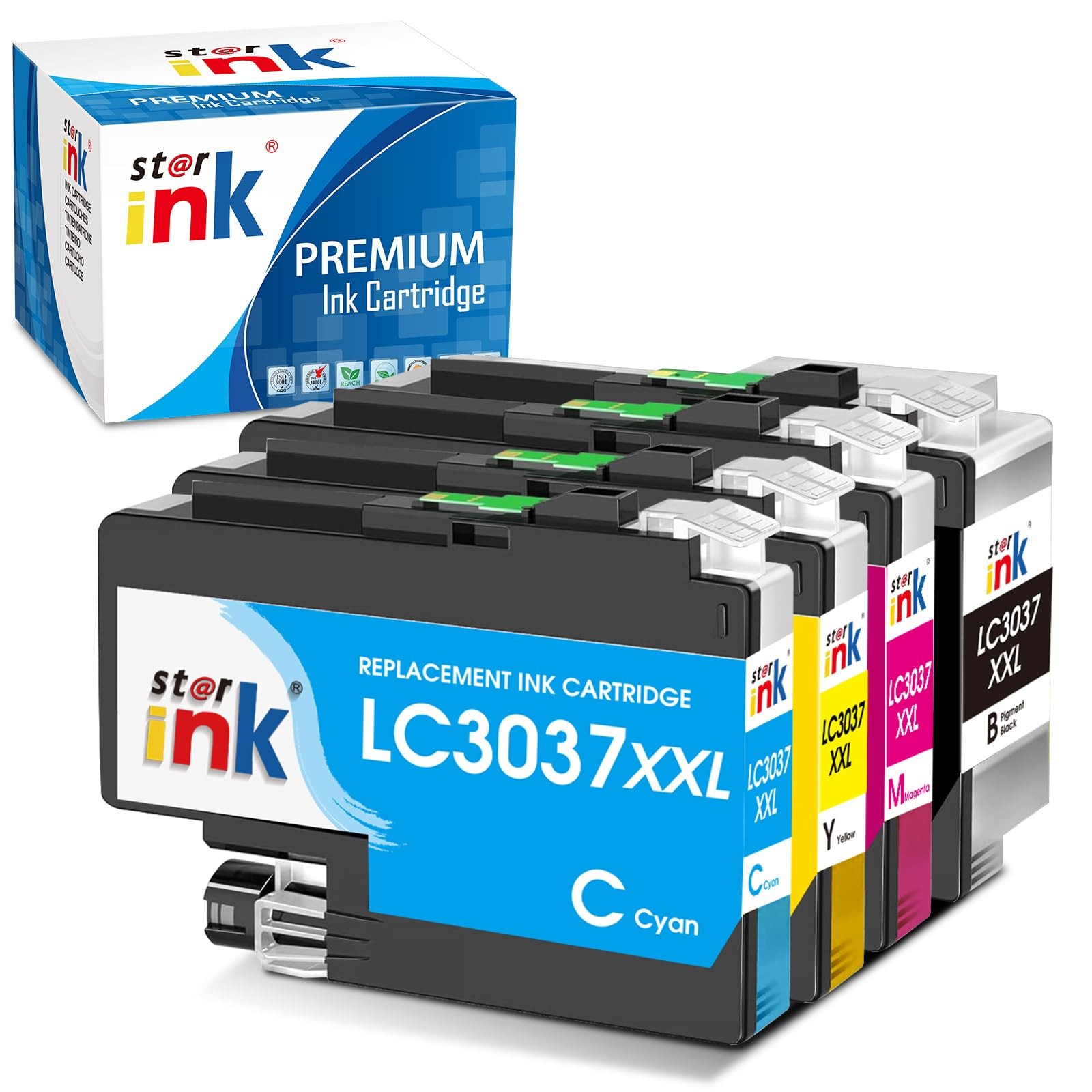 Lc3037 Xxl Ink Cartridges Replacement For Brother Lc3037 Ink Cartridge