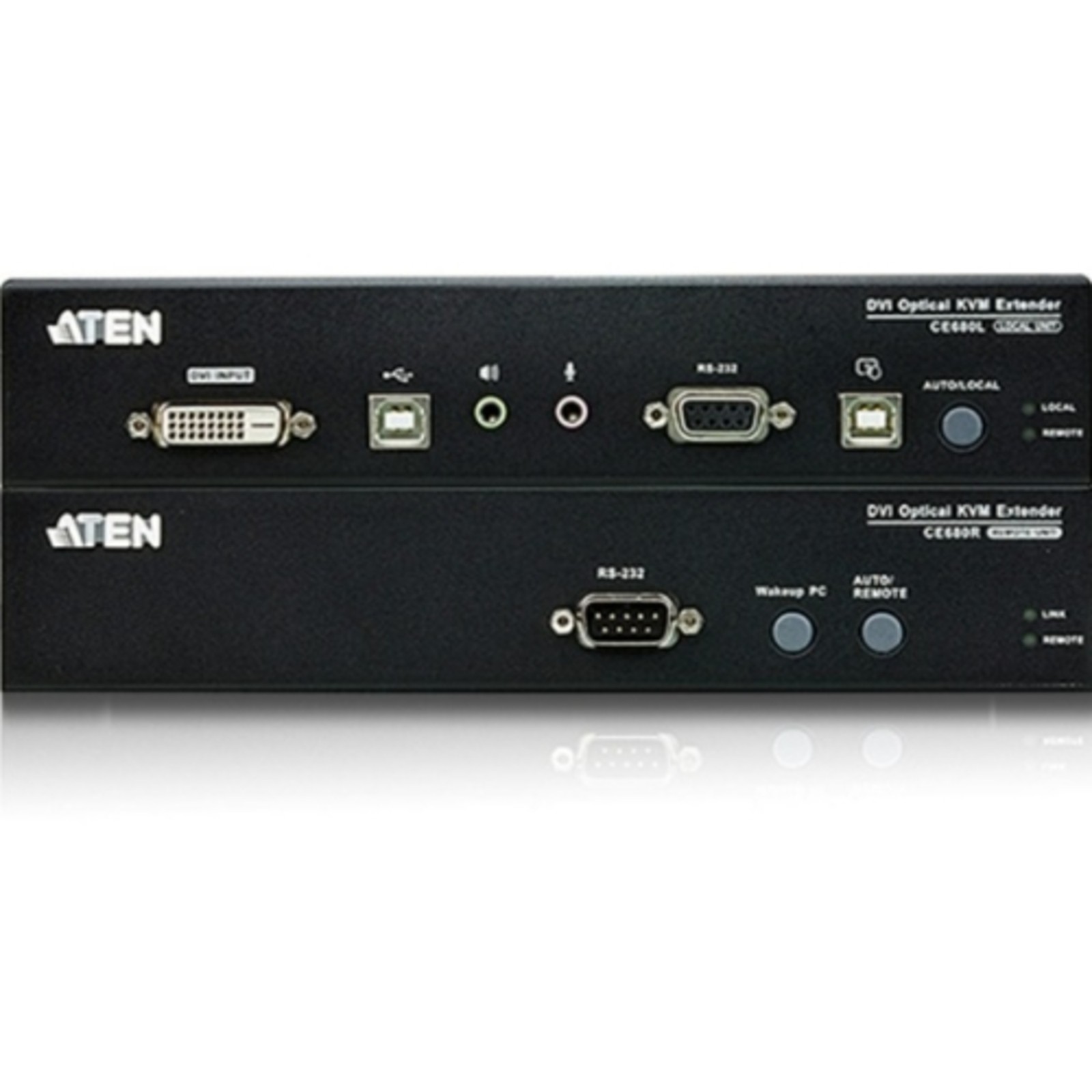 Aten - CE690 - ATEN Long Distance DVI Optical KVM Extender-TAA Compliant - 1