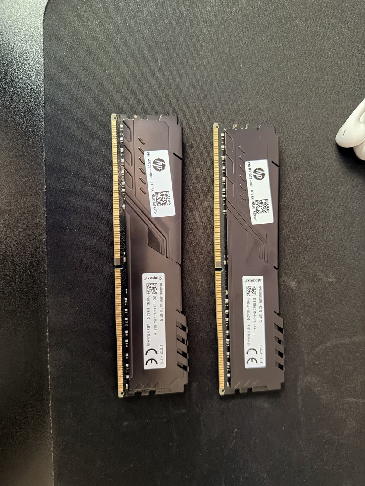 Kingston HyperX Fury 16GB 2x8GB DDR4-3733 XMP HP OEM HP37D4U1S8ME-8X