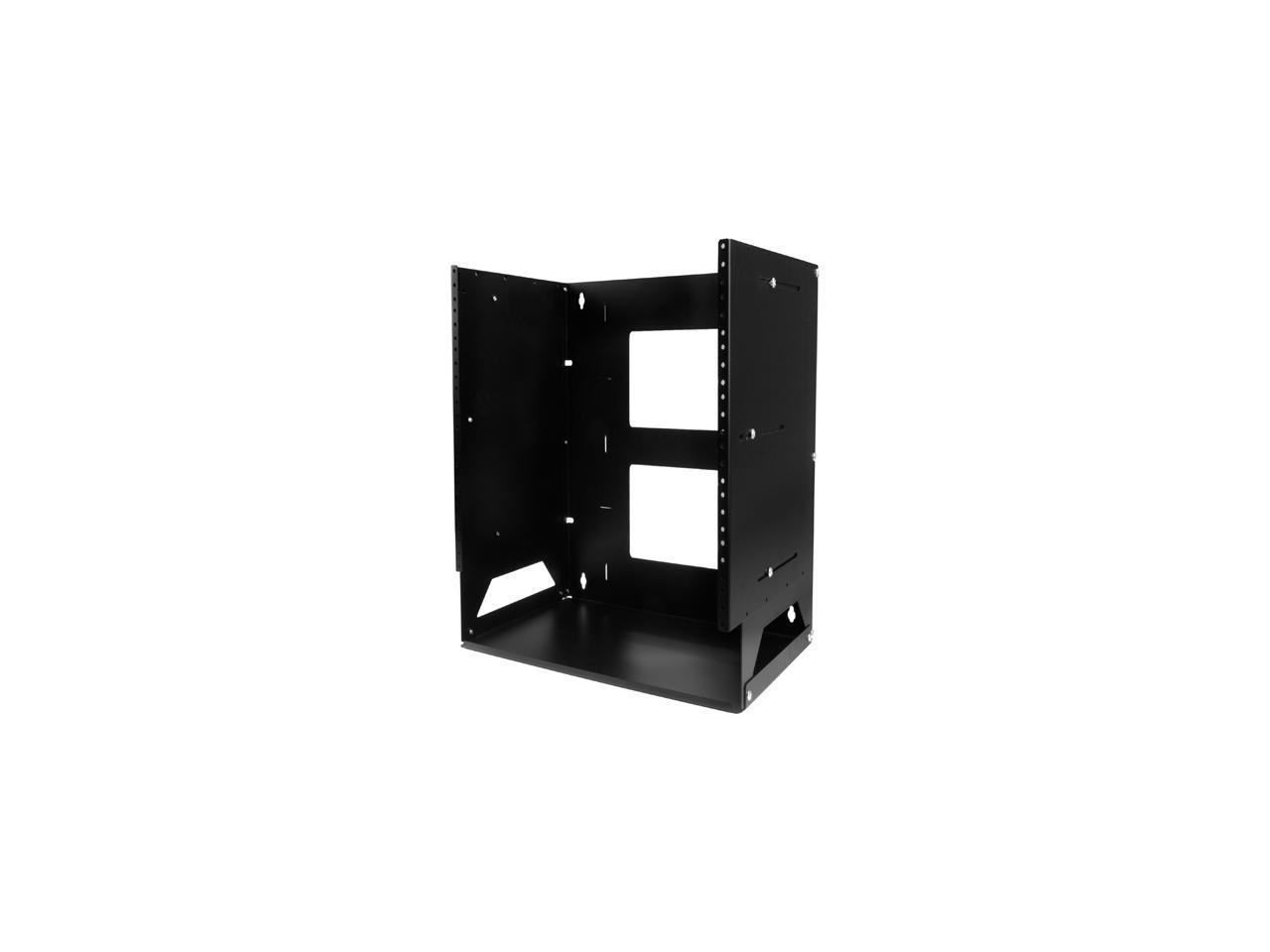 StarTech.com 8U Wall-Mount Server Rack with Built-in Shelf - Solid Steel - Adjus