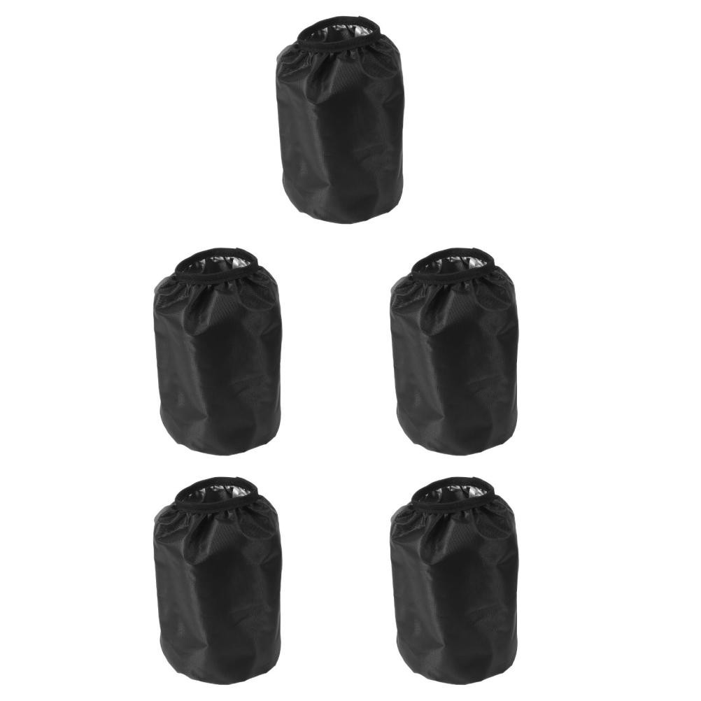 Reusable Black Oxford Fabric Security Camera Dust Cover for Indoor Privacy