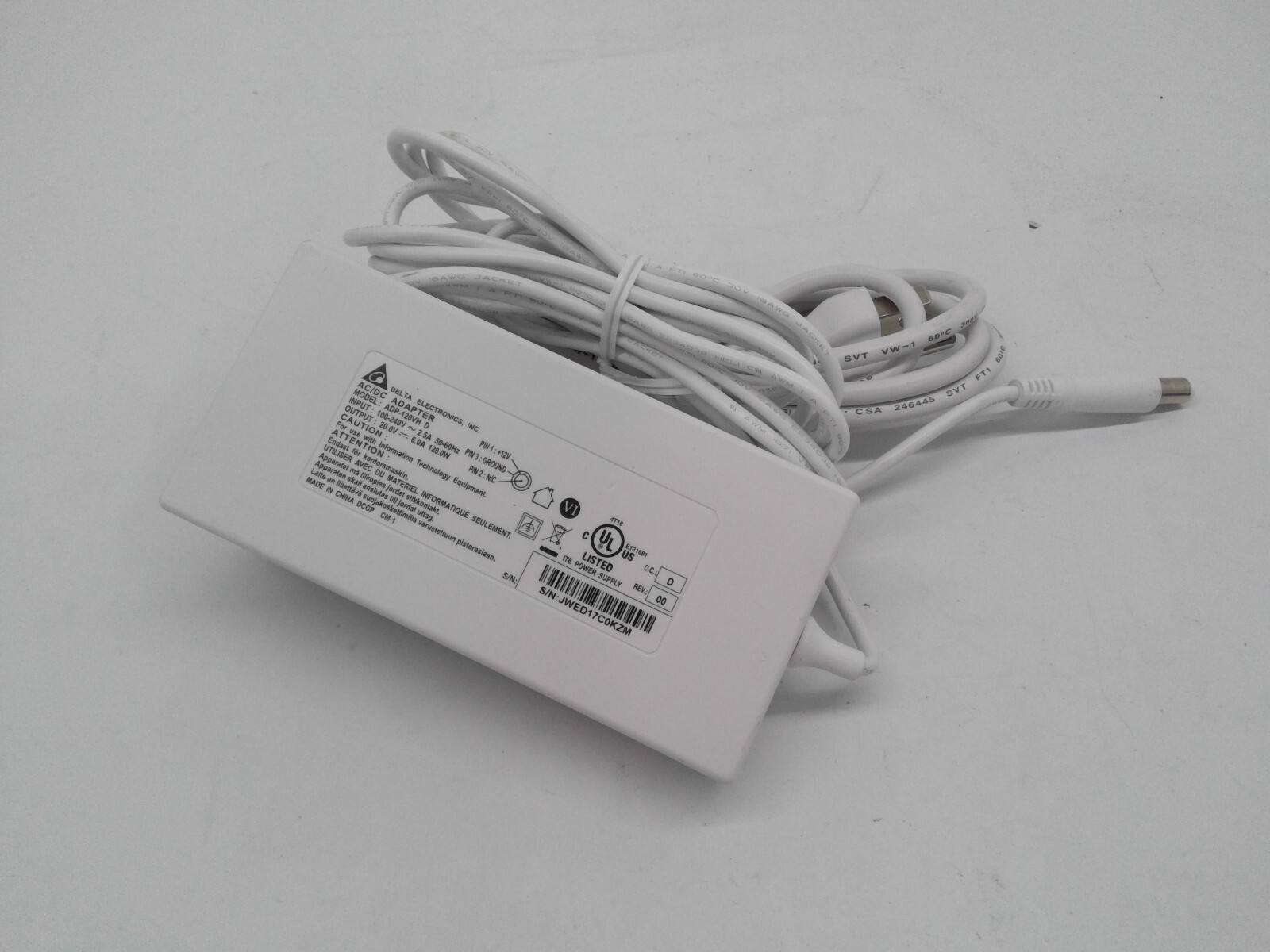 Delta ADP-120VH D Laptop Power Charger 20V 6A 120W for MSI GF63 GF75 MS-16R5