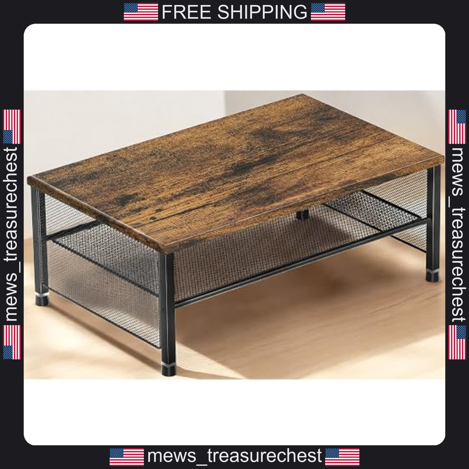 Steel Monitor Stand Riser 2-Tier Desk Organizer for Laptop, Printer, Home Office