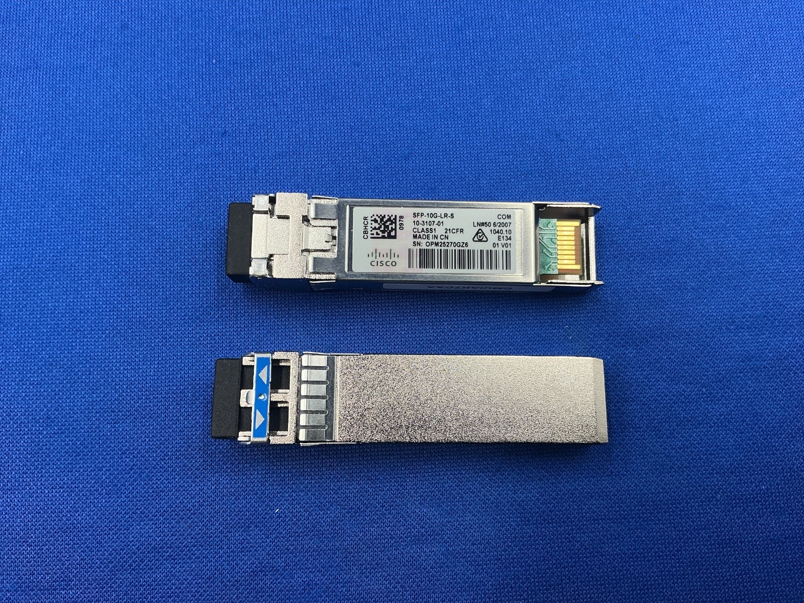 SFP-10G-LR-S Genuine Cisco 10GBASE-LR 10KM SMF SFP Module 10-3107-01