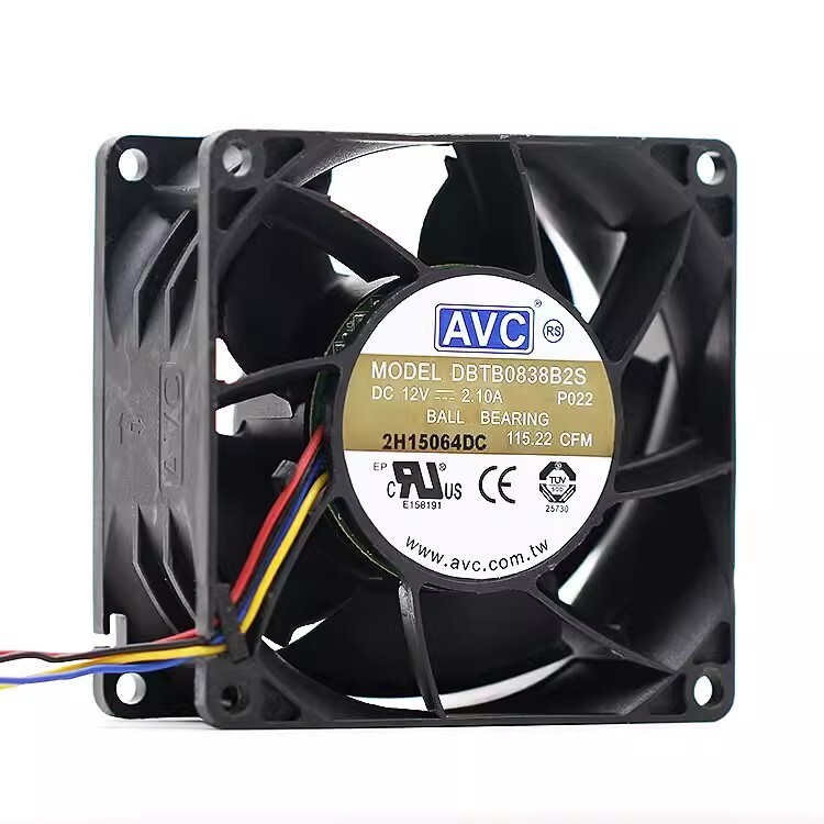 AVC DBTB0838B2S 8038 DC12V 2.10A 8CM 4-Wire PWM Cooling Fan