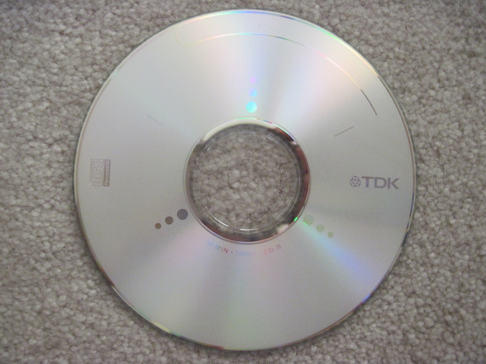 TDK CD-R 80 minute 700MB lots of 5 discs for $10