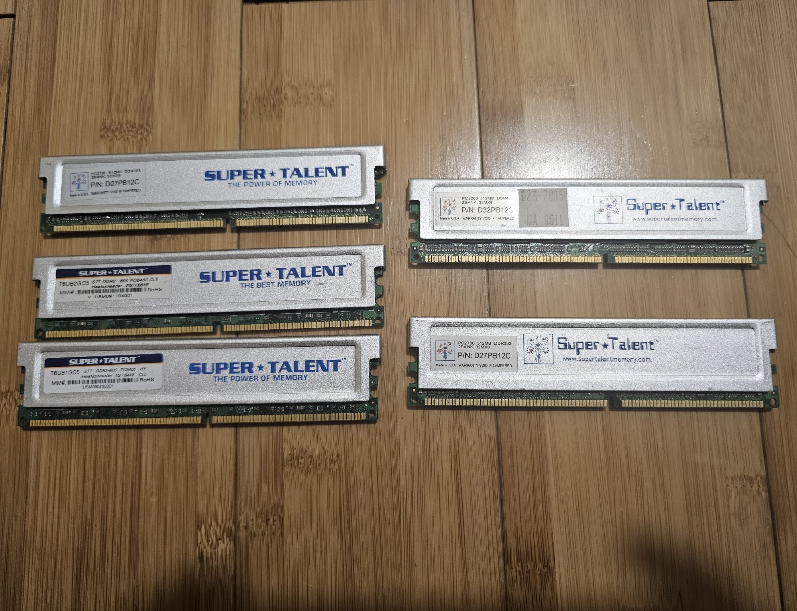 Super Talent DDR2-800 PC2-6400 240-Pin DIMM 7GB (5 Modules) Non-ECC