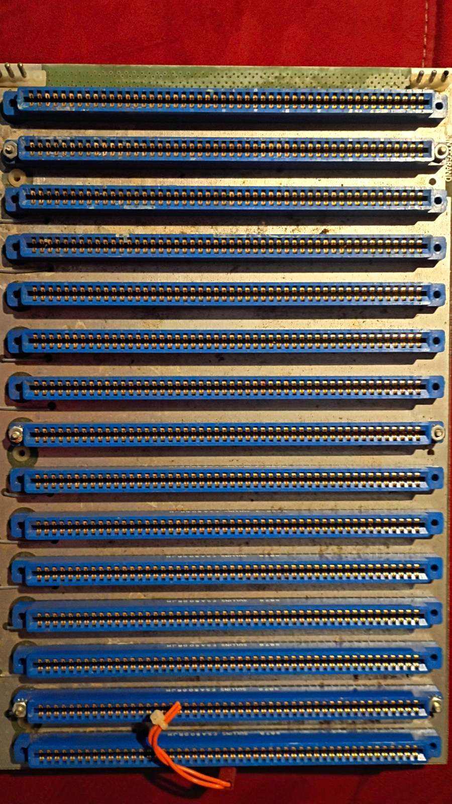 Vintage Integrand 15-Slot S-100 Bus Motherboard Backplane PCB Altair IMSAI IEEE