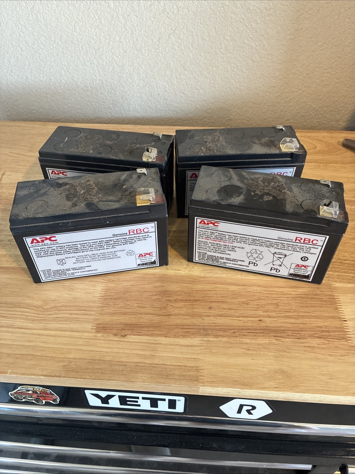 APC Genuine Rbc 2 Batter Lot Of 4