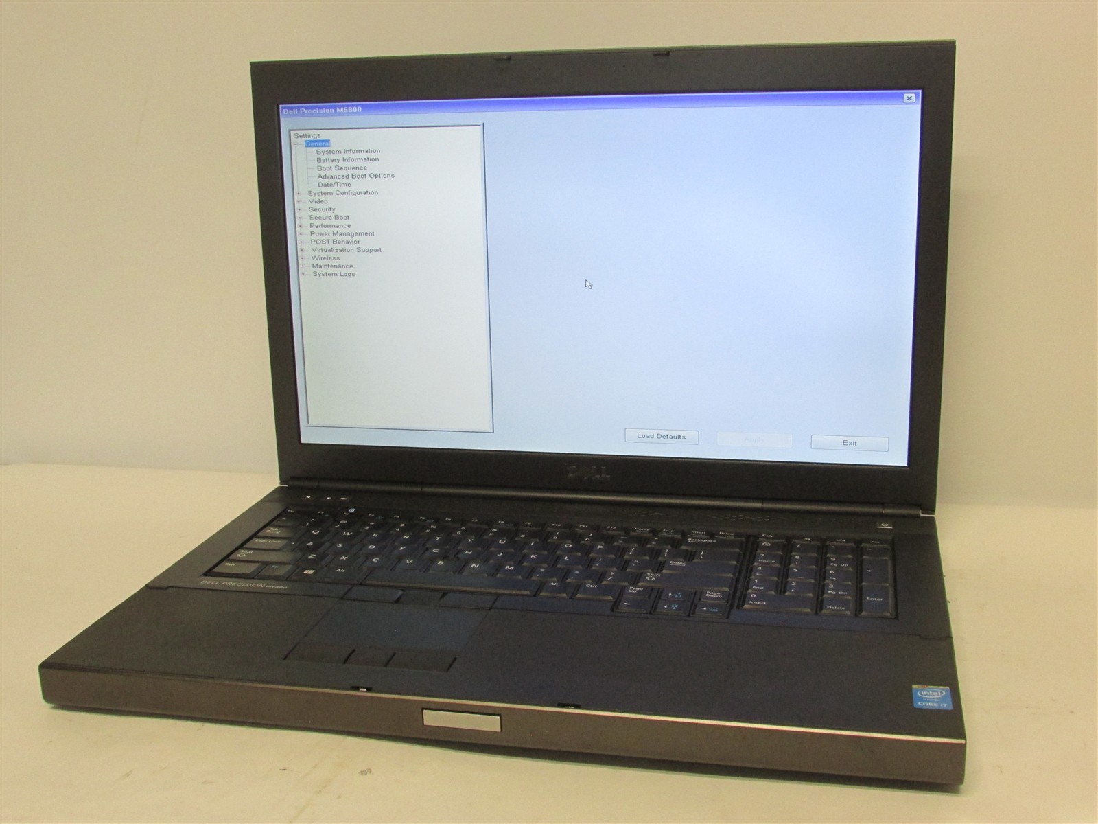 Dell Precision M6800 i7-4910MQ 2.9GHz 32GB RAM 512GB SSD 17.3" NO OPERATING SYS.
