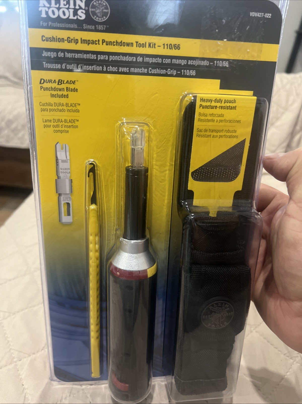 Klein Tools Cushion-Grip Impact Punchdown Tool Kit - 110/66 Dura Blade