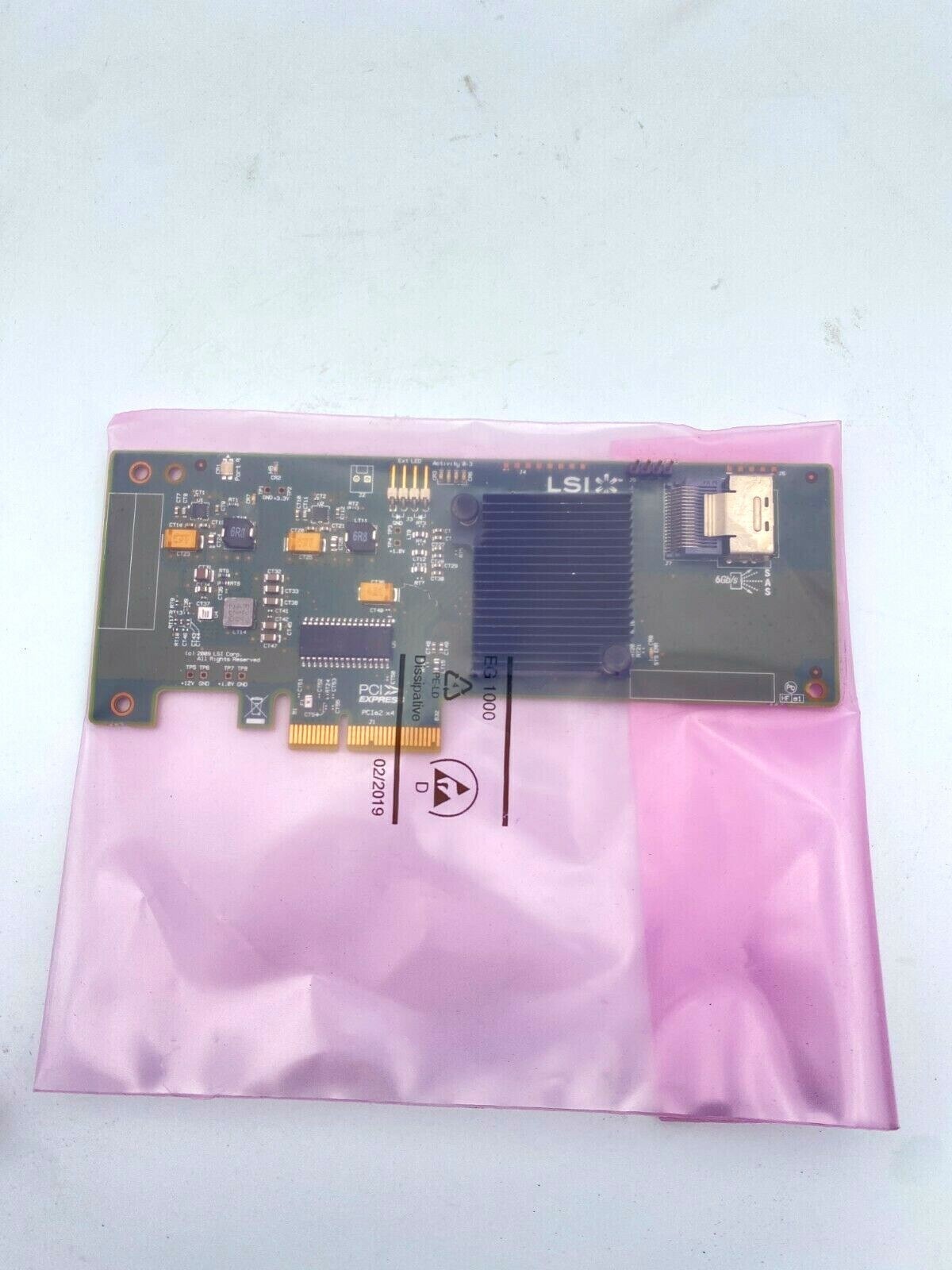 LSI 9211-4i 4 Port 6Gb/s SAS Board Card Controller PCI Express PCIe2 X4 SAS9211