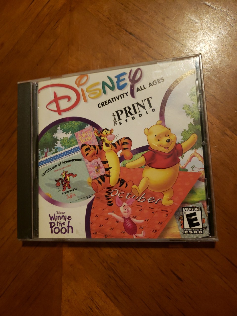 DISNEY Holiday Print Studio PC Mac CD Creativity For All Ages Winnie The Pooh