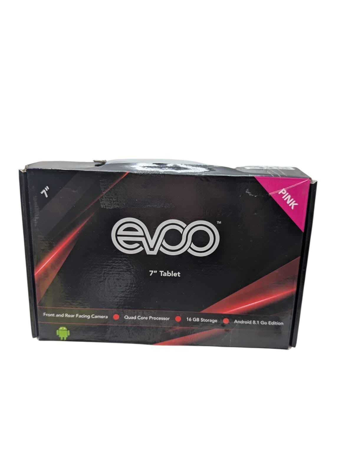 EVOO EV-A-81-7-1-PK 7" Tablet 16GB Android 8.1 Pink - Open Box