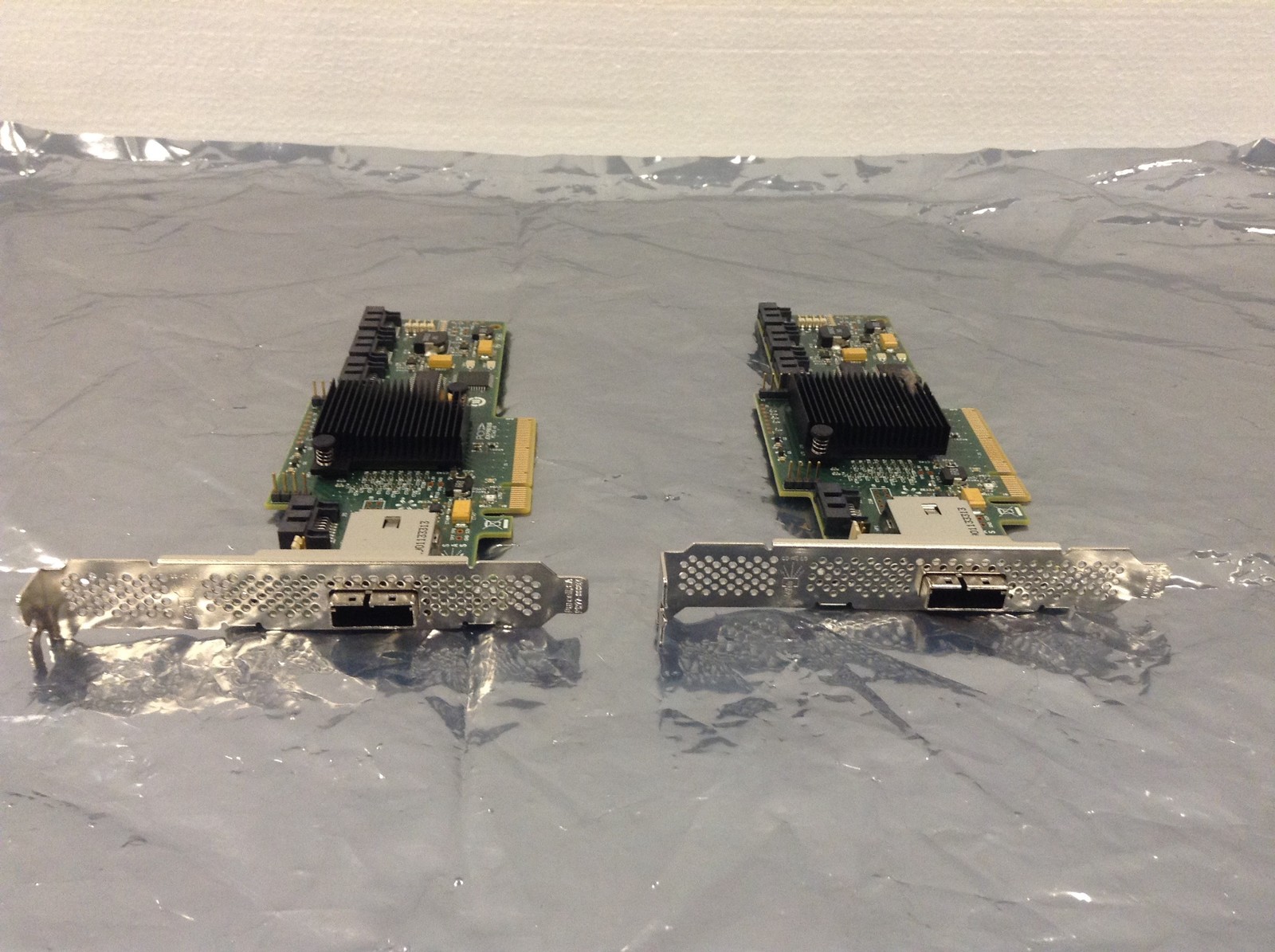 Lot of 2 LSI SAS9212-4i4e 46C8935 6Gb SAS Raid Controller PCIe 2.0 x8 