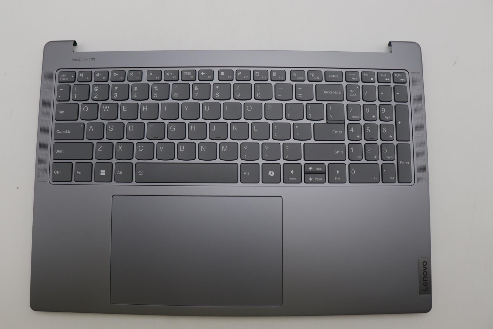 Palmrest With Keyboard, Usa English, Luna Grey, With Puresight Pro