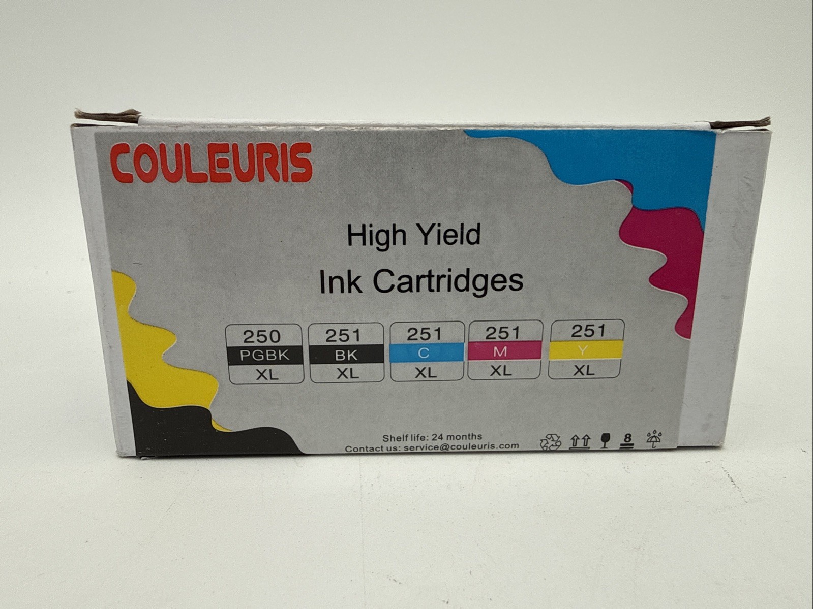 Couleuris Compatible Ink C-250XL BK C-251XL BK C-251XL C C-251XL M C-251XL M &Y