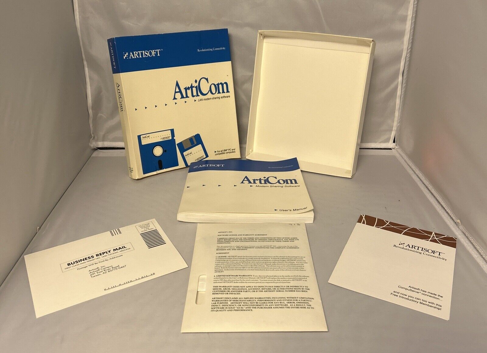 Sealed Artisoft ArtiCom 1991 Vintage Computer Software