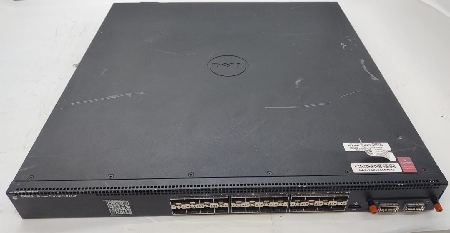 Dell 8132F PowerConnect 24 Port 10Gb Switch