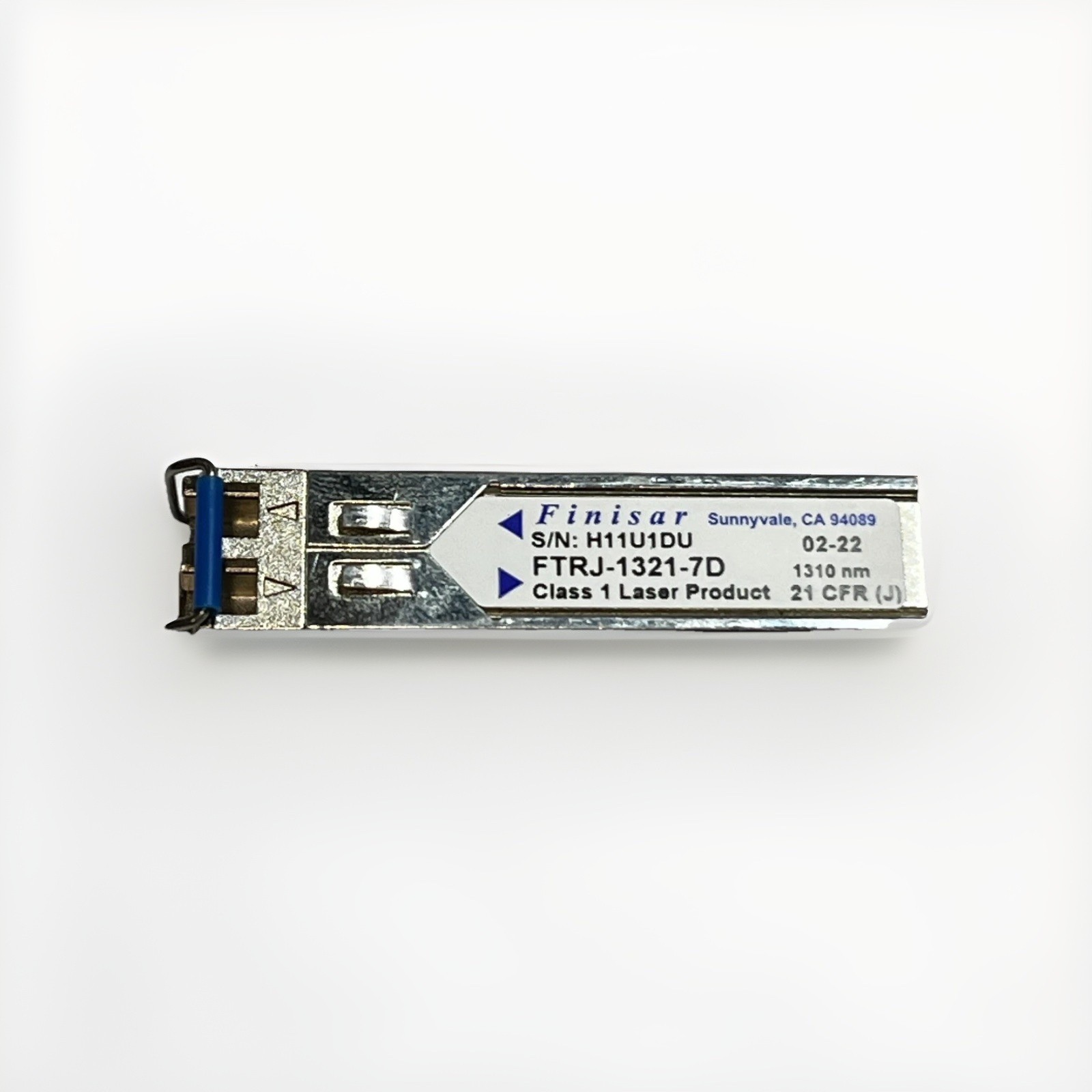 Finisar FTRJ-1321-7D 2.67G 1310nm 2km SFP Transeiver, New - Open Box
