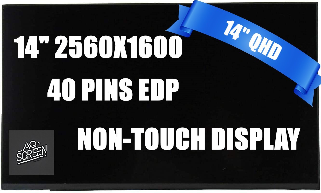 N140GLE-GE1 14" 90Hz 2560(RGB)×1600 EDP 40 Pins 100% sRGB LCD Screen 07W06M