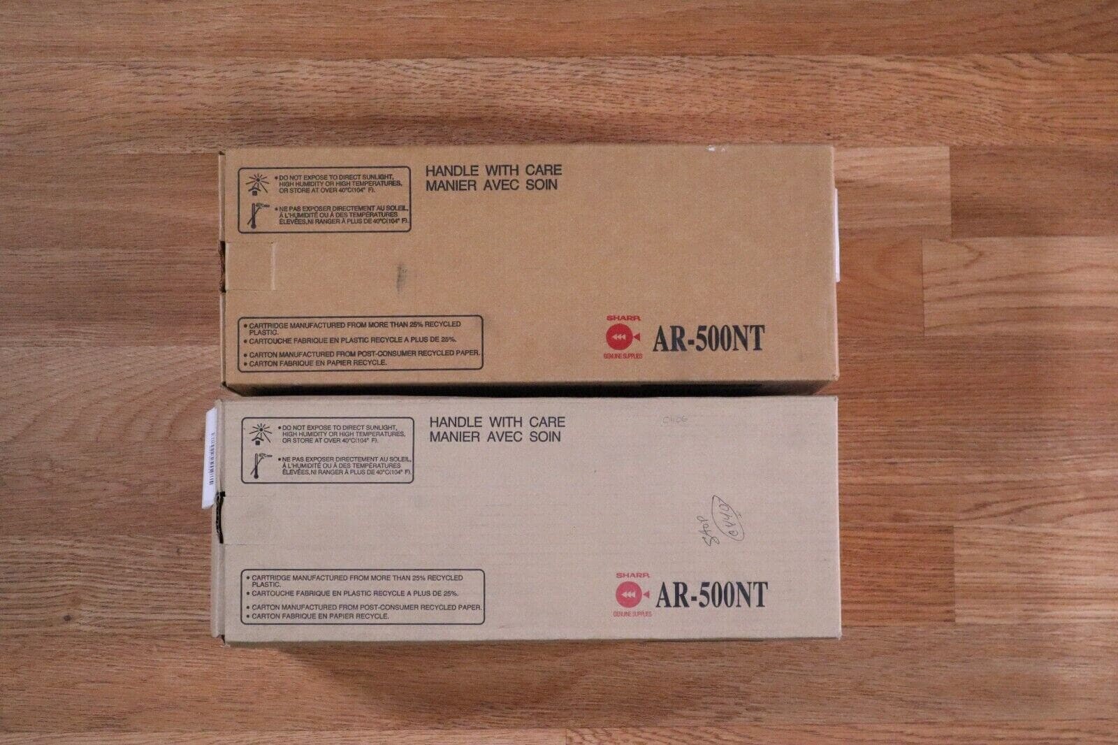 Lot Of 2 Sharp AR-500NT Black Toner Cartridge For AR 501 505 504 Same Day Ship