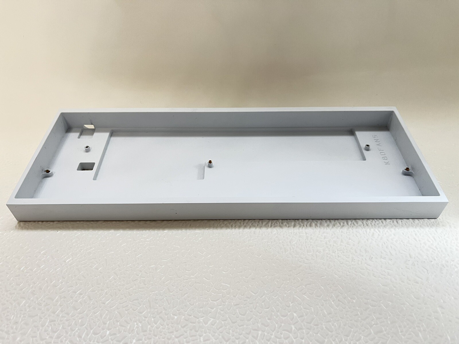 Tofu60 KBDFans White Aluminum Mechanical Keyboard Case