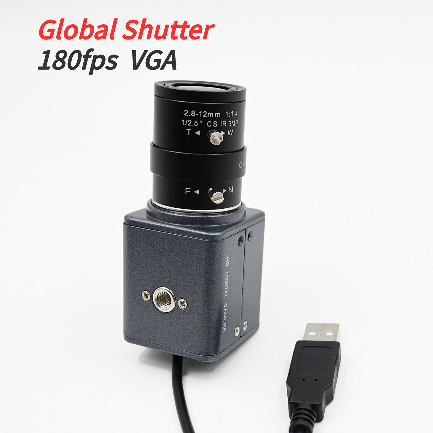 Global Shutter Webcam 180fps VGA USB Camera For High Frame Rate Image Capture