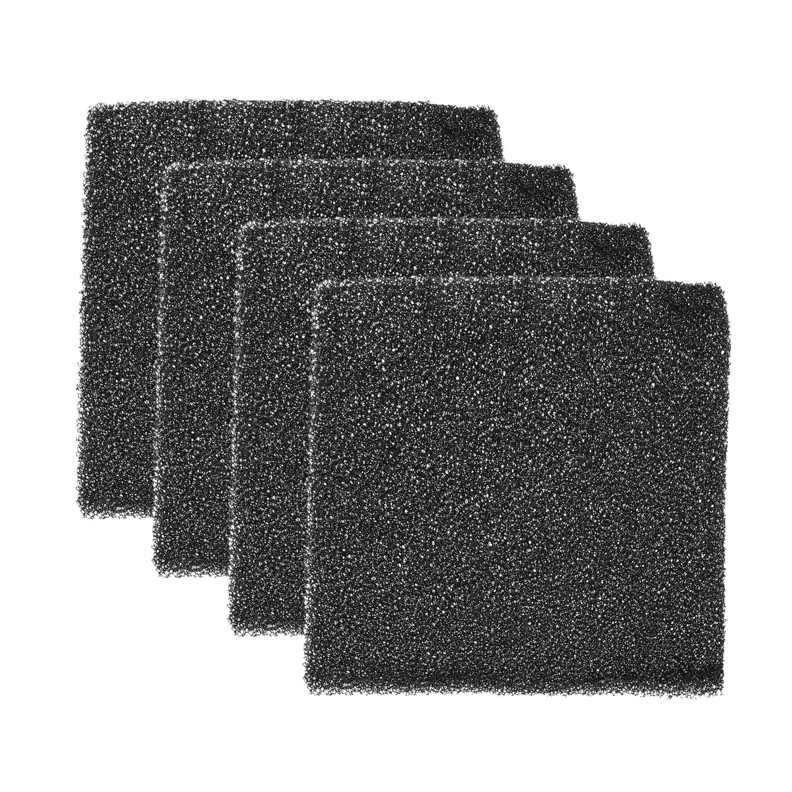 4 Pcs 6" x 6" x 0.39" 30ppi Fan Replacement Filters Polyurethane Sponge Filter