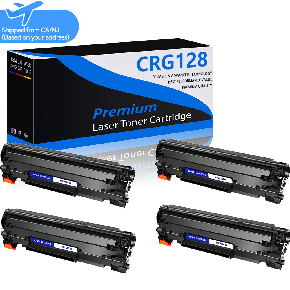 4PK CRG128 128 Toner for Canon ImageClass D530 D550 MF4450 MF4550d MF4770n
