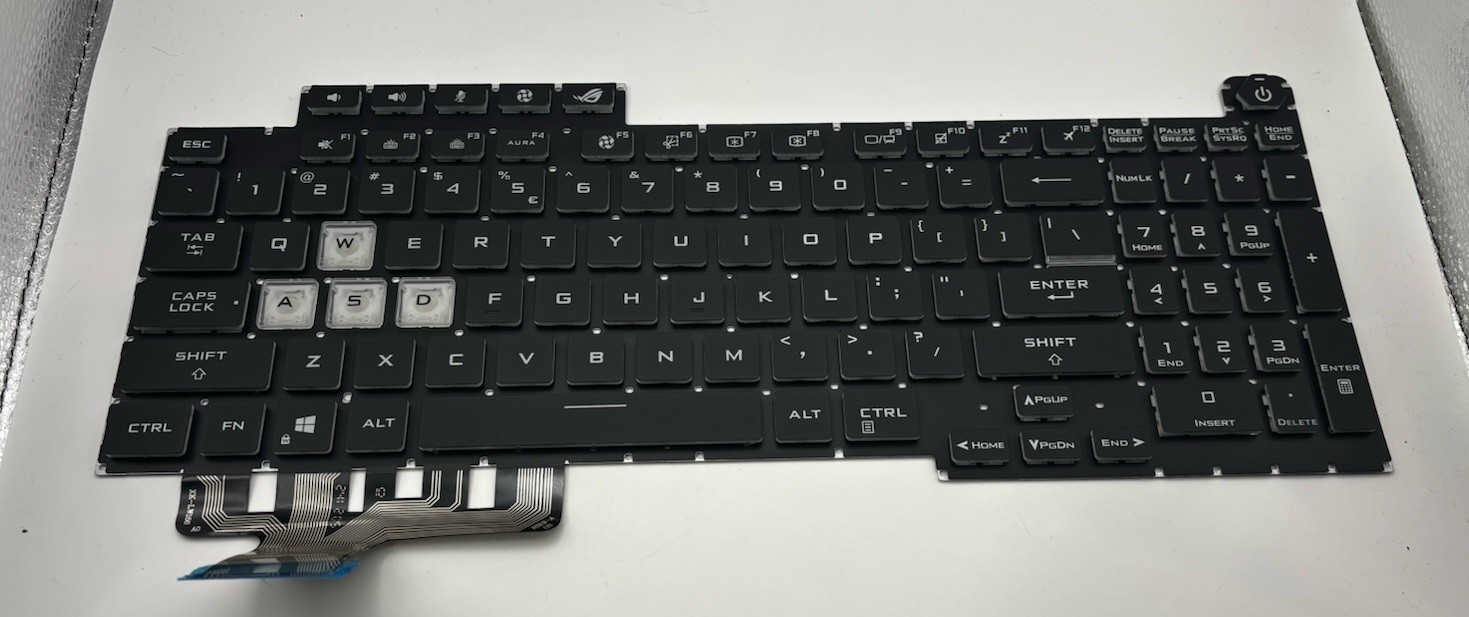 Laptop Replacement US Layout Colorful Backlight Keyboard for Asus Rog Strix G...