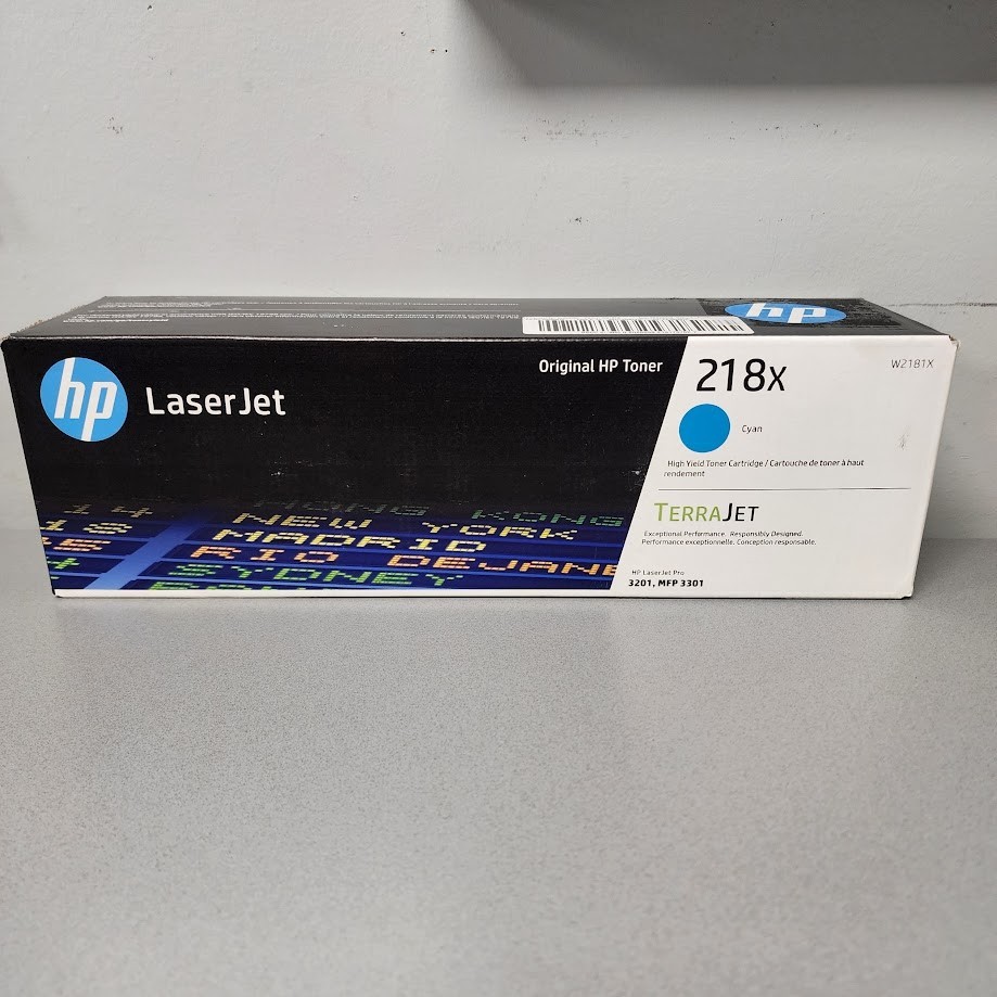HP W2181X (218X) Cyan High Yield Toner Cartridge ~2,500 pages