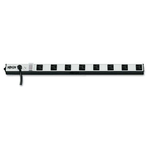 Tripp Lite 8 Outlet Bench & Cabinet Power Strip, 24 in. Length, 15ft Cord PS2408