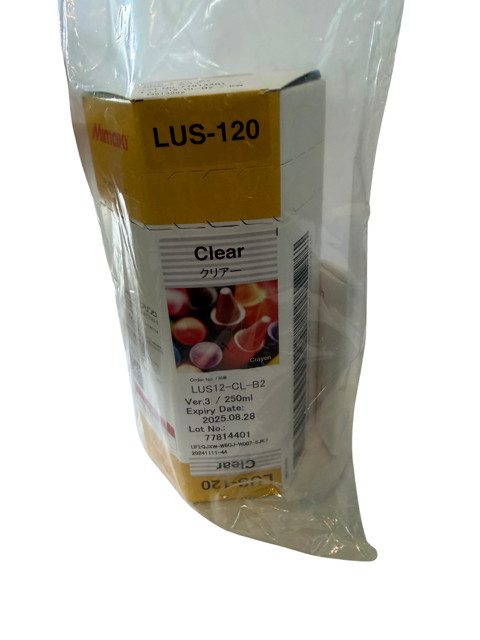 OEM Mimaki LUS-120 Clear UV Curable Ink 250mL Sealed Exp 08/2025