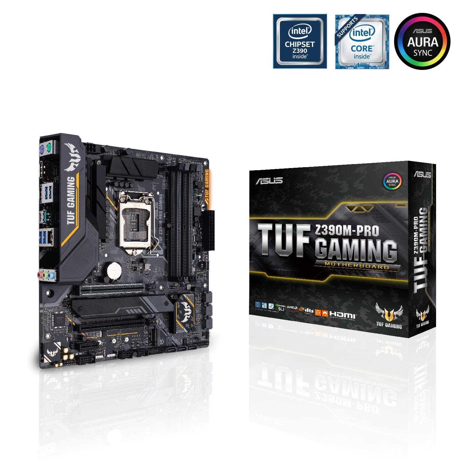 ASUS TUF Z390M-Pro Gaming (Wi-Fi) Motherboard LGA1151 DDR4 - Brand New