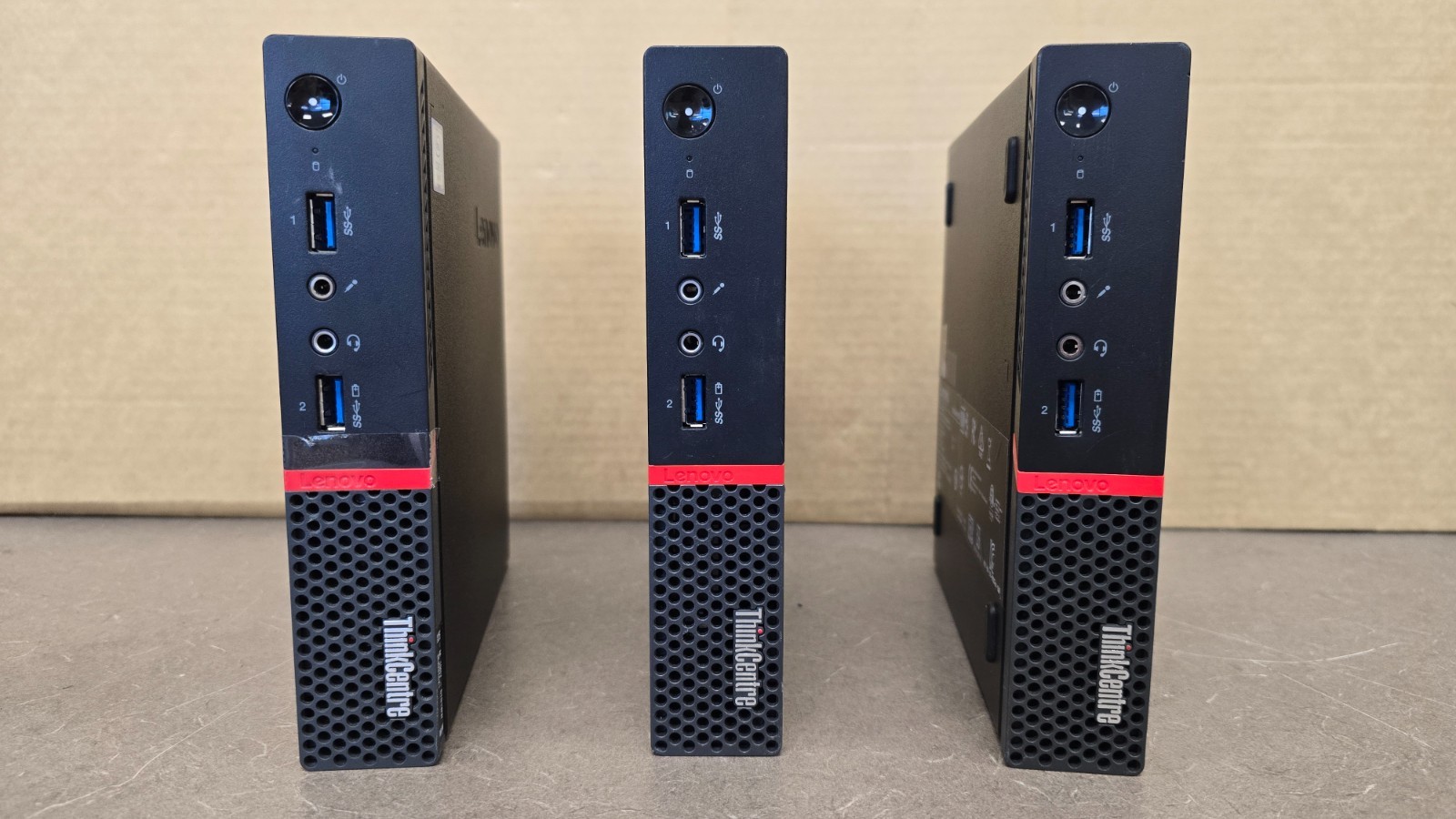 (Lot of 3) Lenovo ThinkCentre M700, i5-6500T, 8GB RAM, NO SSD/AC #21