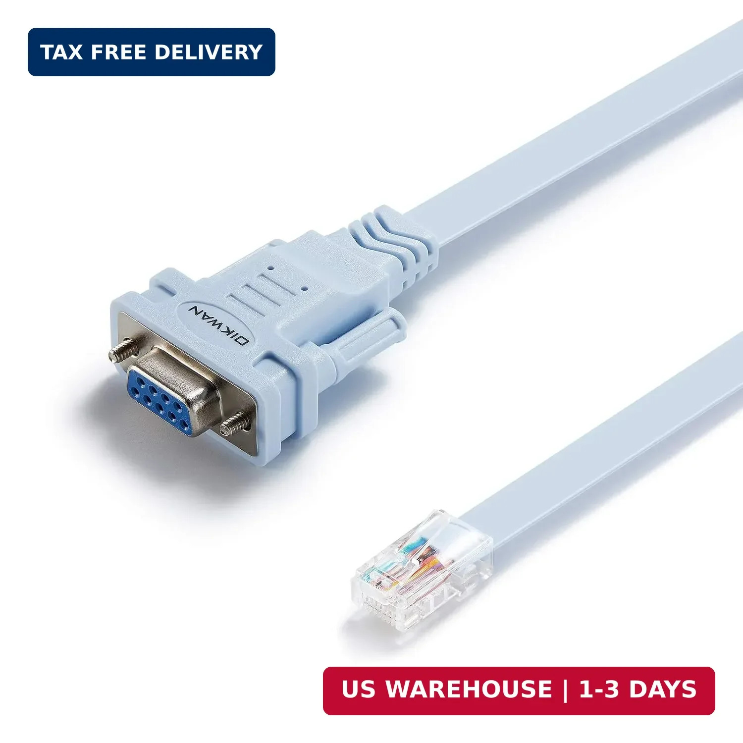 DB9 to RJ45 Console Cable,Compatible with Cisco Routers Switches Firewalls CAB-C