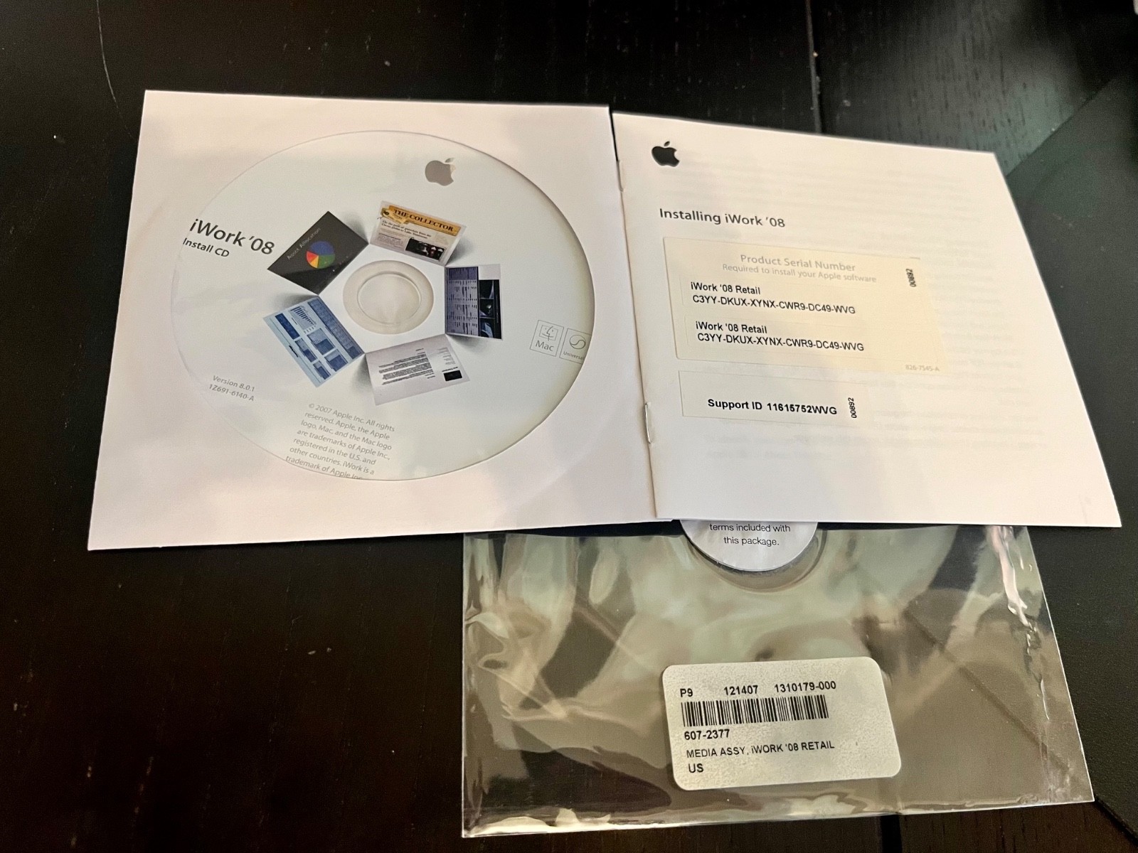 iWork '08 Install CD for Mac OS