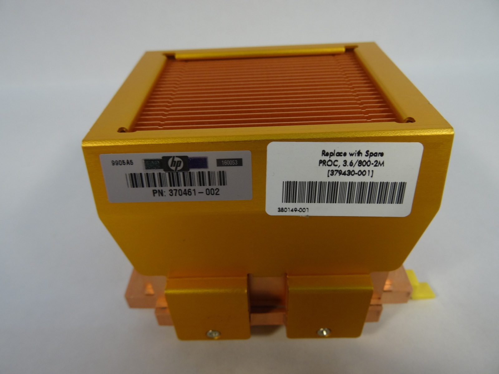 HP 370461-002 379430-001 INTEL XEON 3.6GHZ 2MB 800MHZ CPU PROCESSOR WIT HEATSINK