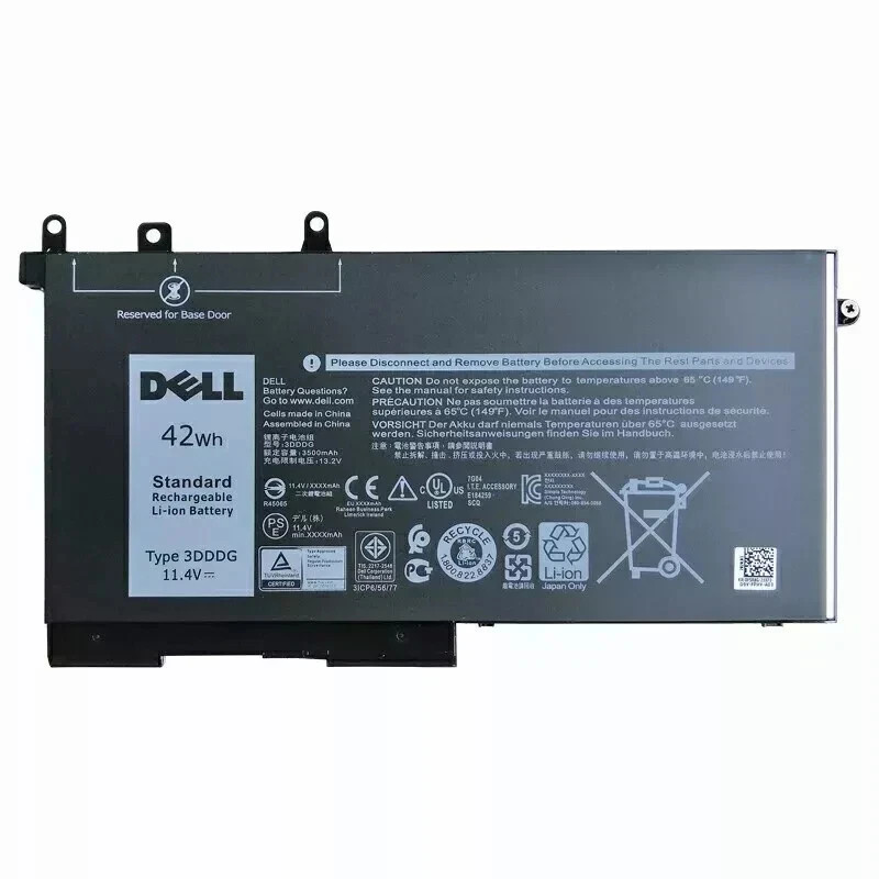 New Genuine 42Wh 3DDDG 45N3J Battery for Dell Latitude 5290 E5480 5490 3VC9Y US