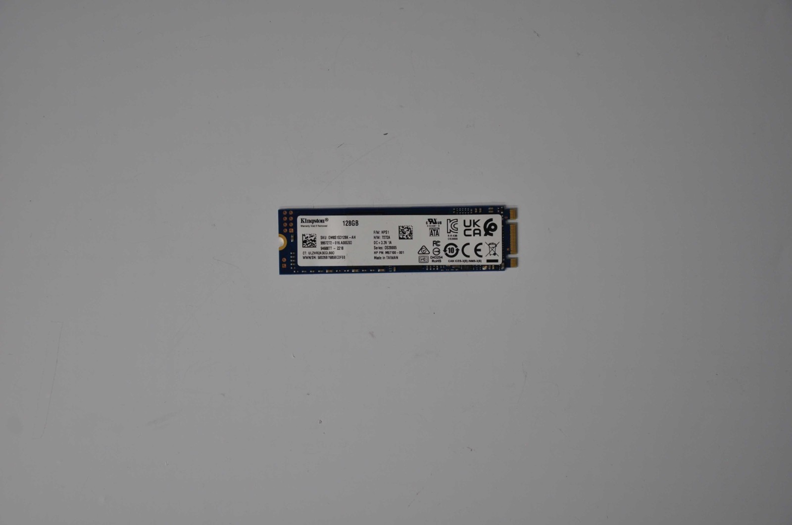 NEW KINGSTON 128GB M.2 SATA III SSD OM8S1S3128K-AH