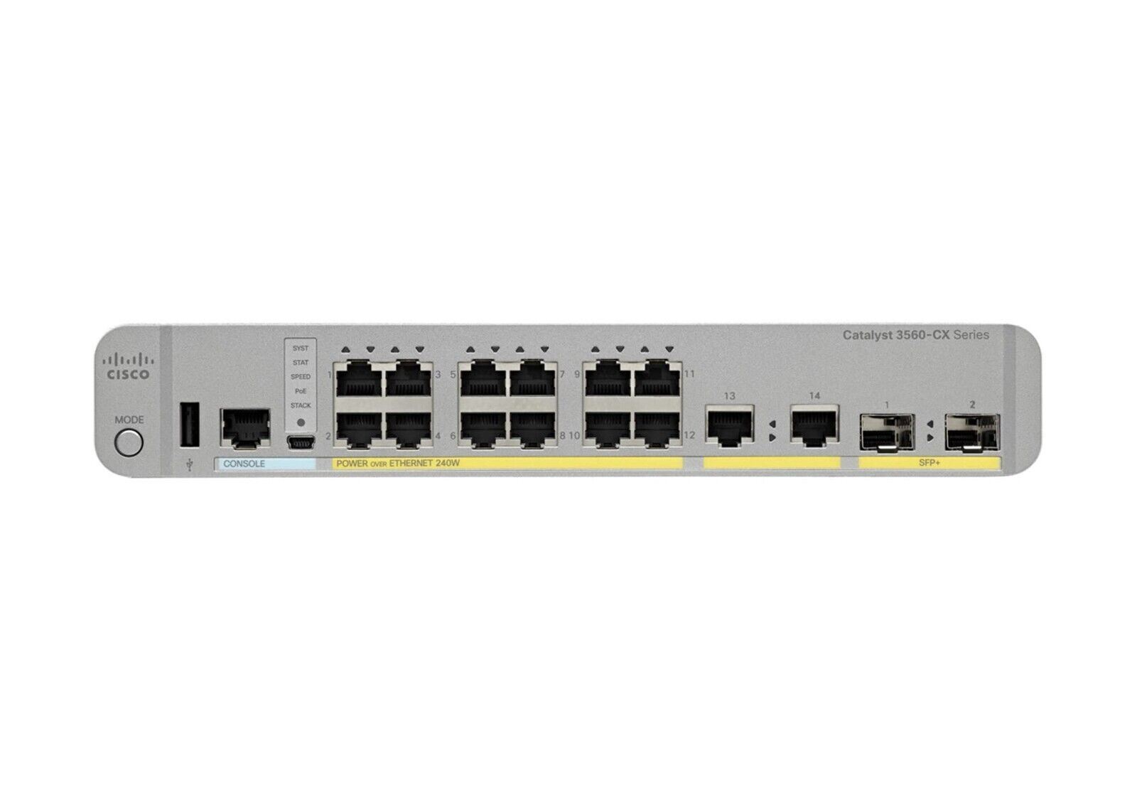 Cisco Catalyst WS-C3560CX-8TC-S Switch 8 Ports Managed New Sealed