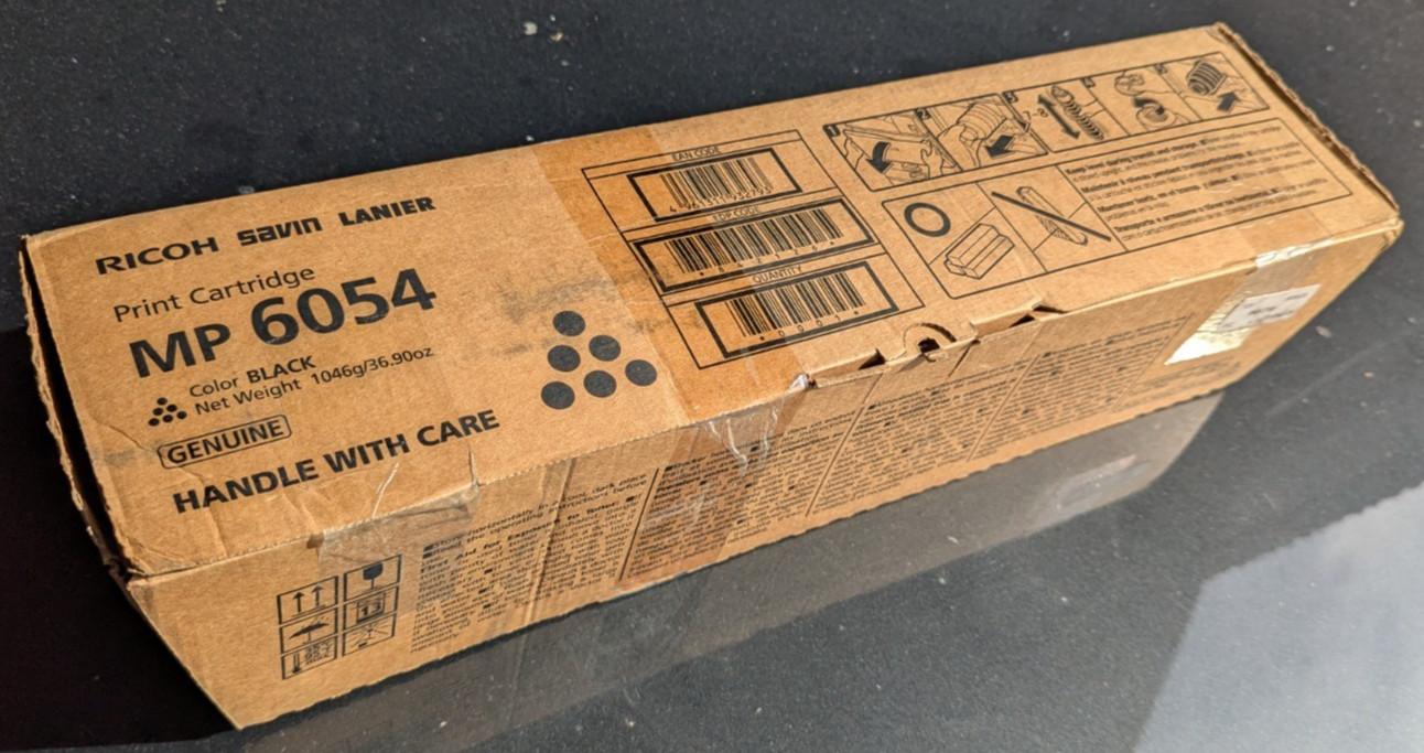 Ricoh Genuine MP 6054 Black Toner OEM 842126 MP 5054 5055 6054 841999